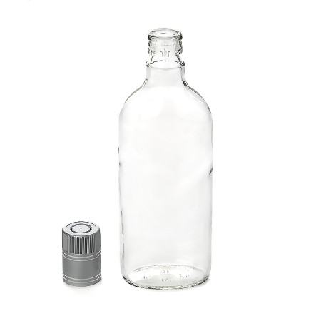 Бутылка "Фляжка" 0,5 литра с пробкой гуала в Вологде